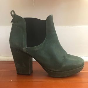 topshop milo green boots